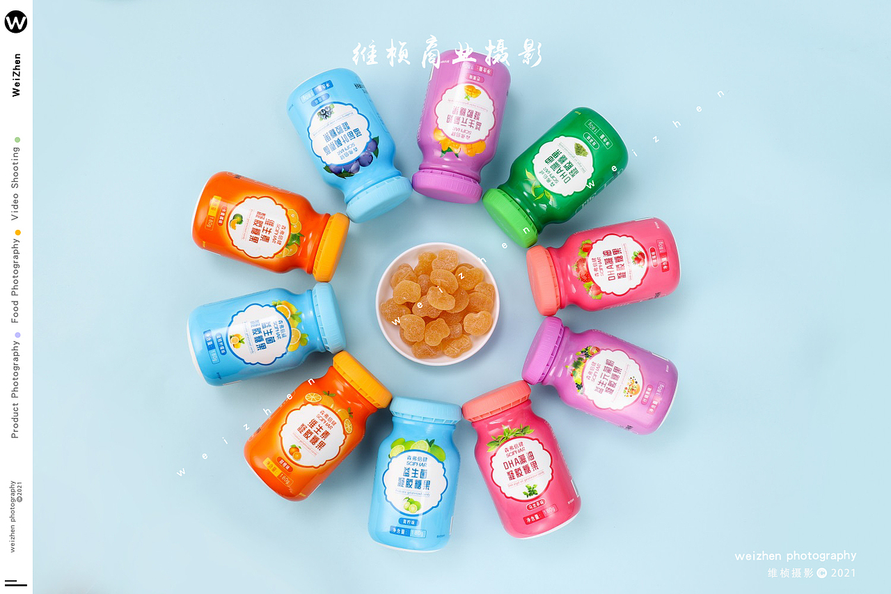 益生菌凝胶糖果拍摄 | 森弗倍健 × 维桢商业摄影