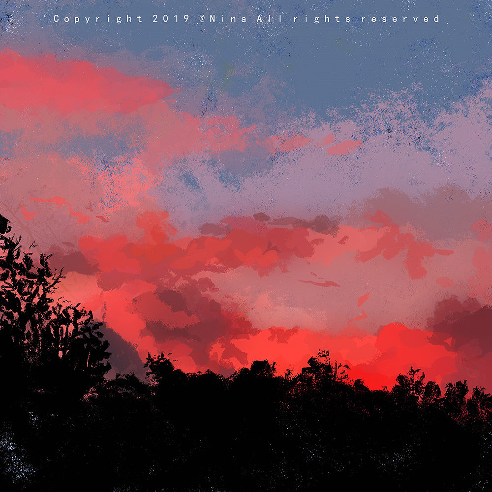 日暮時分（圖ZMTUwMTYwMzA0） - 藝術插畫 - 站酷設計師Joynii原創(chuàng)素材 - 站酷ZCOOL