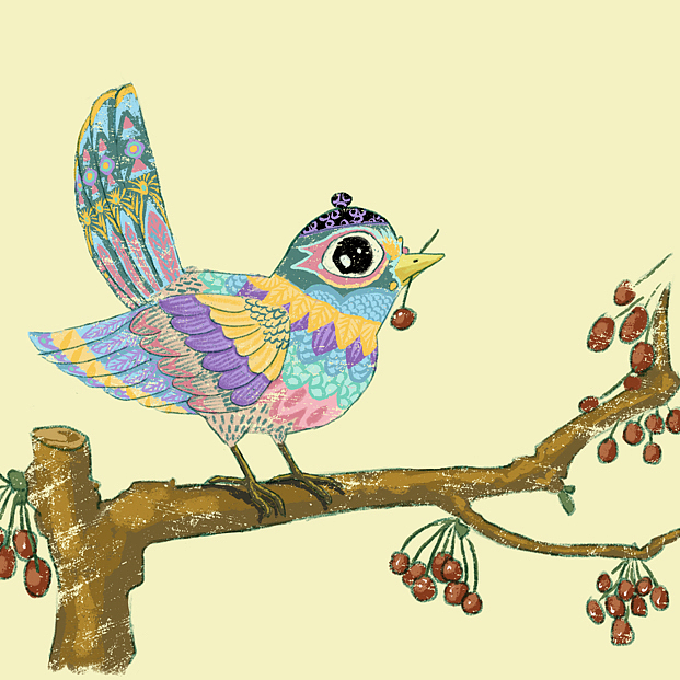 月亮粑粑儿童绘本插图