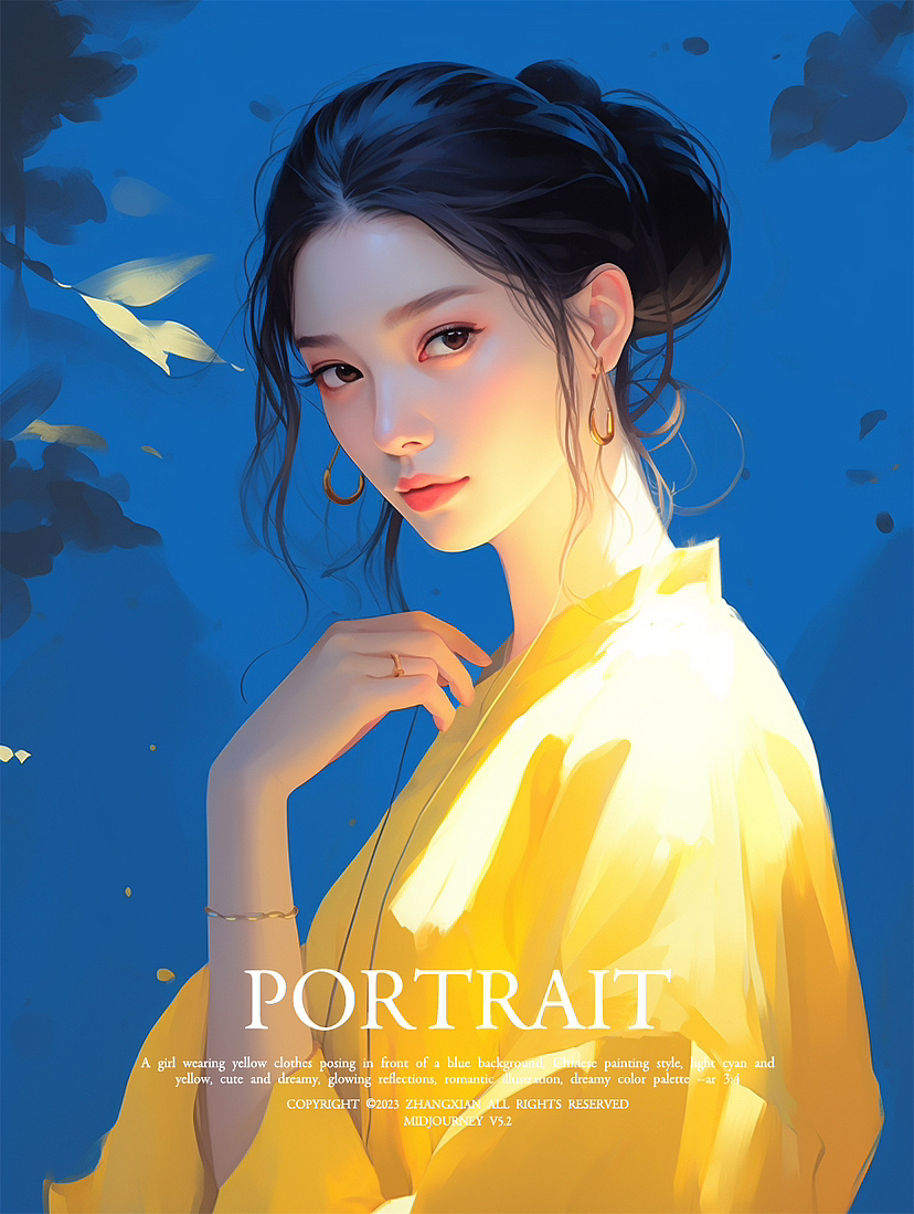 智能美学-｛人物肖像｝（图ZMzUzNjM0OTY0） - AI作品 - 站酷设计师無象形原创素材 - 站酷ZCOOL