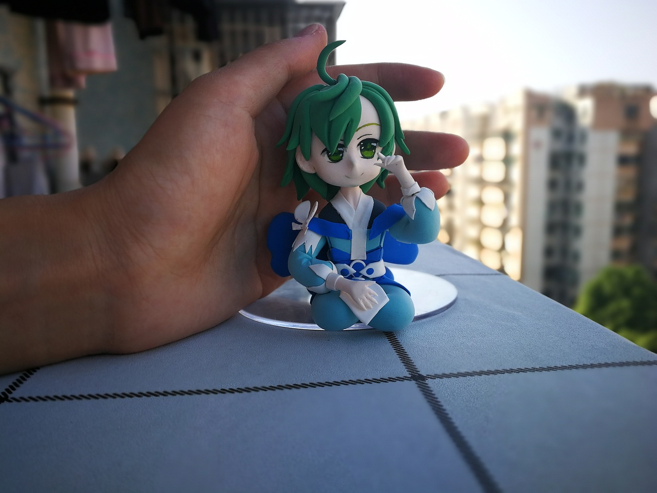 超轻粘土捏了一个庄周😂（图ZMTg1NzE3NzI4） - 手办/模玩 - 站酷设计师Z62560269原创素材 - 站酷ZCOOL