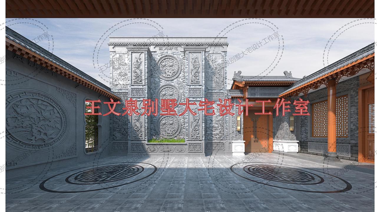 别墅建筑外观设计作品王文泉工作室