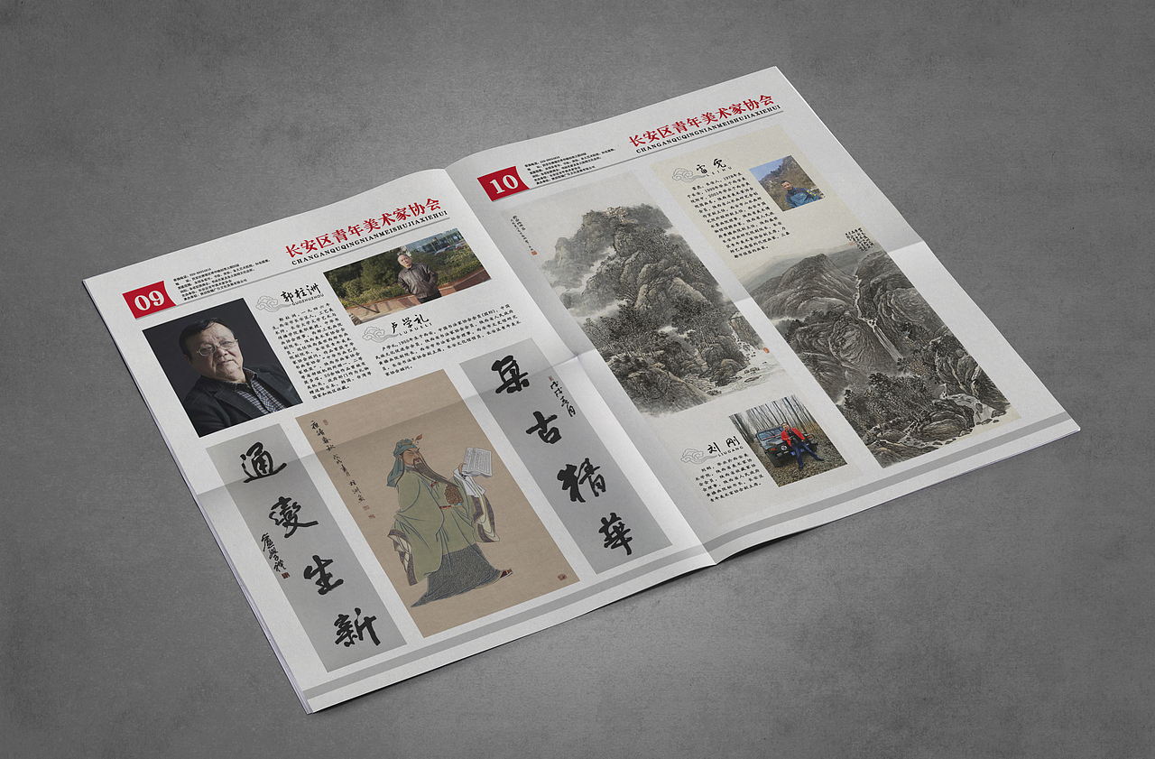 美术协会宣传册/刊物/画册/报纸