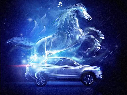 吉利汽车海报
