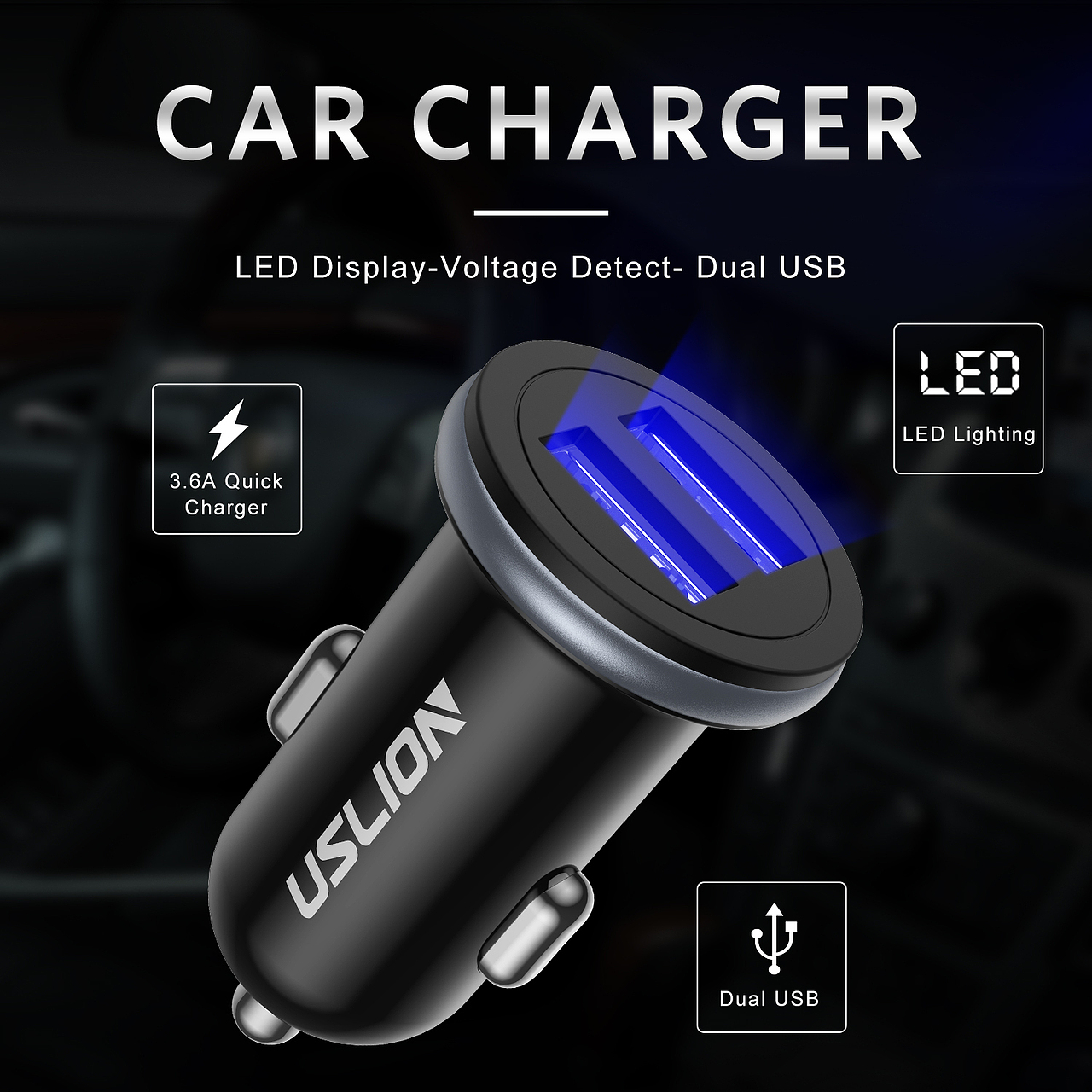 建模渲染车充（图ZMTY5NTc2MDI0） - 电子产品 - 站酷设计师我是双鱼座19原创素材 - 站酷ZCOOL