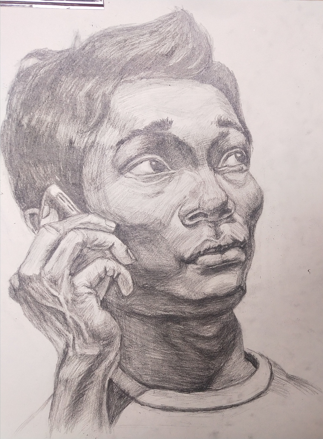 素描|插画|新锐潮流插画|书生遇到兵_临摹作品-站酷zcool