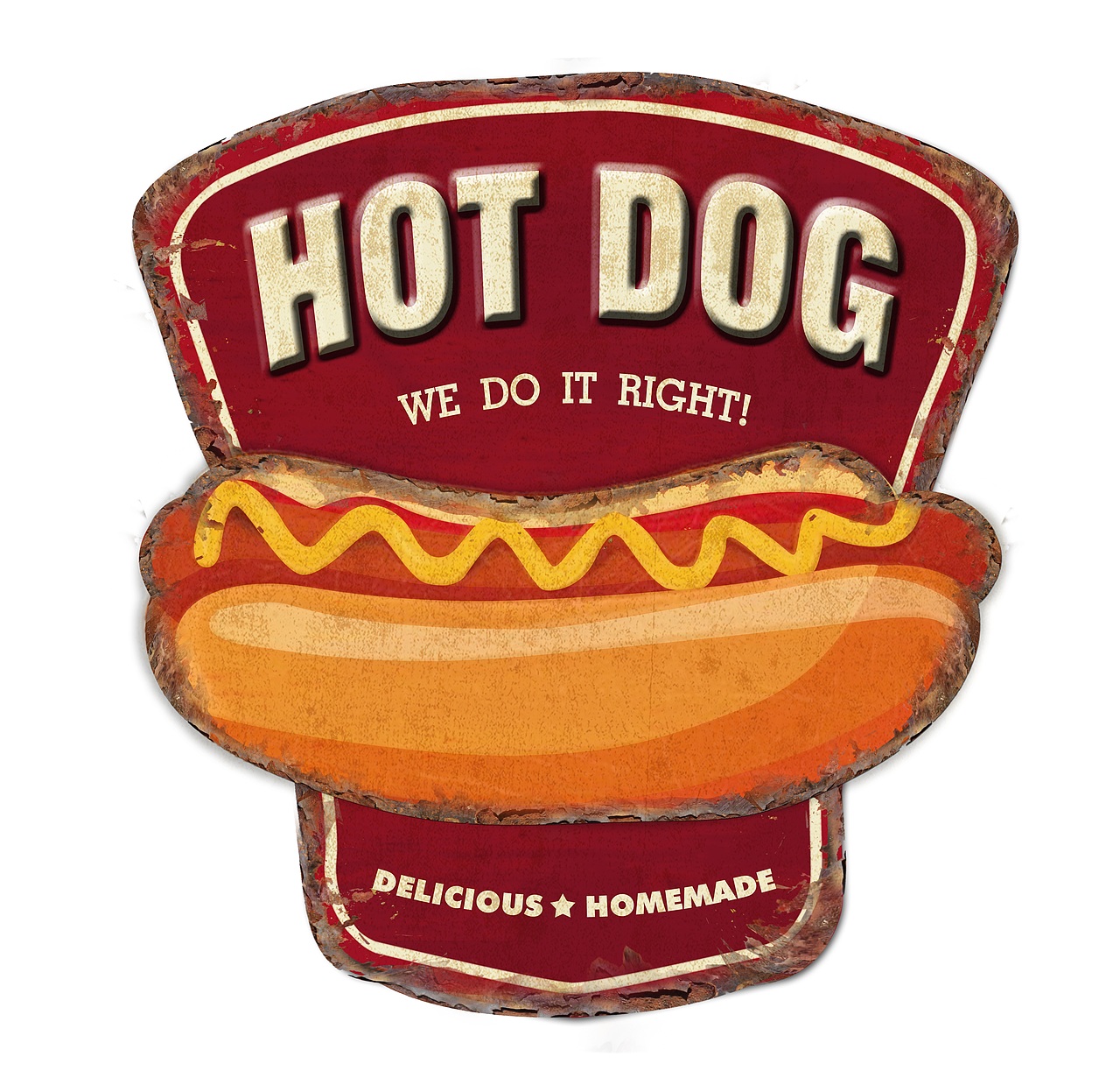 欧美复古做旧铁牌壁饰