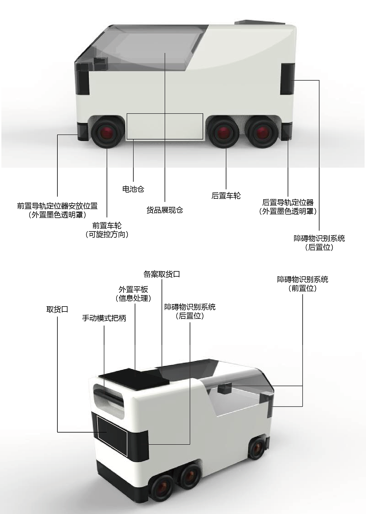 智能送餐车|工业/产品|人机交互|alan路过 - 原创作品 - 站酷 (zcool)