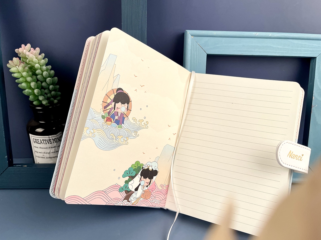 晨光×Rolife若来联名限定 盲盒人物Nanci文具设计