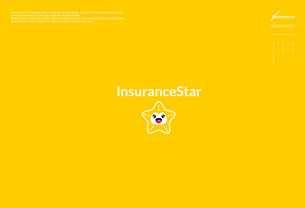 上市公司大地保险旗下保险明星VIS识别IP设计-因心设计