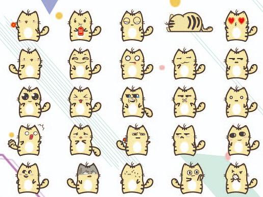 小花猫表情包
