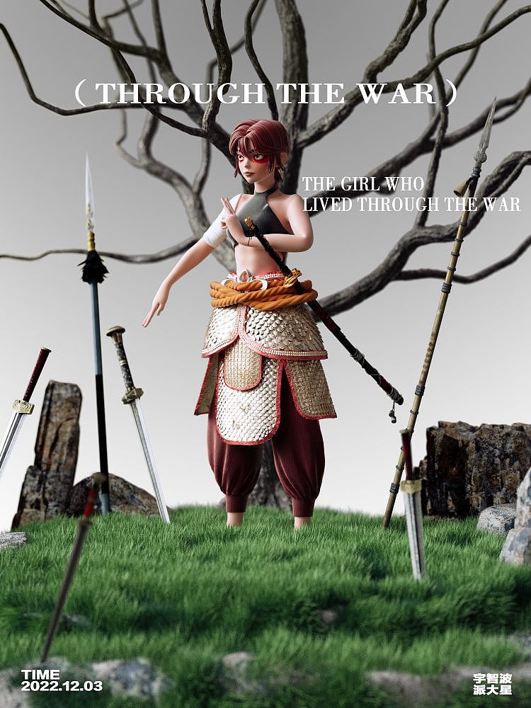 虚拟角色/武士少女