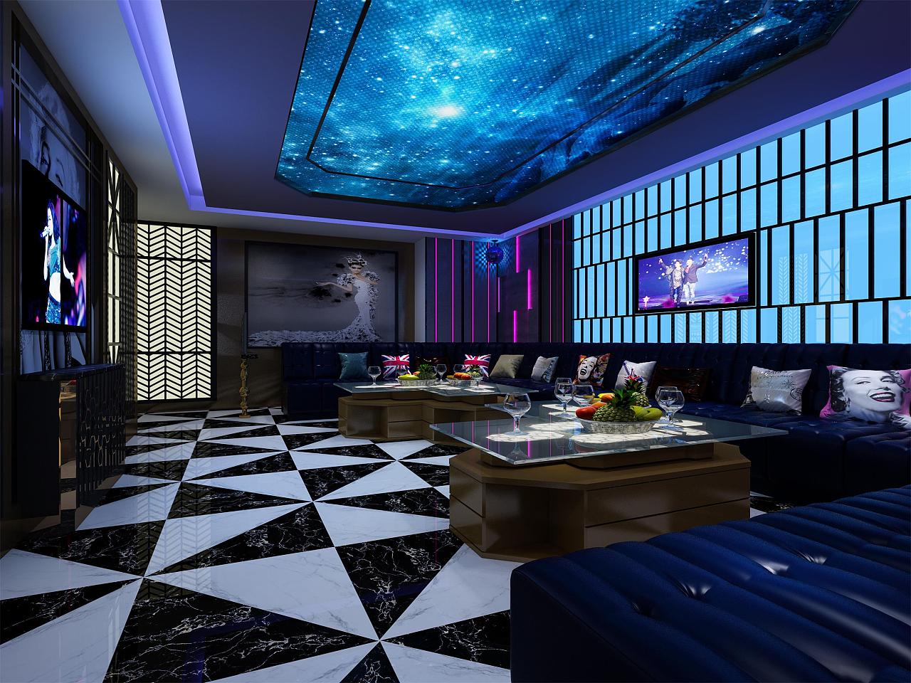 足浴ktv效果图分享