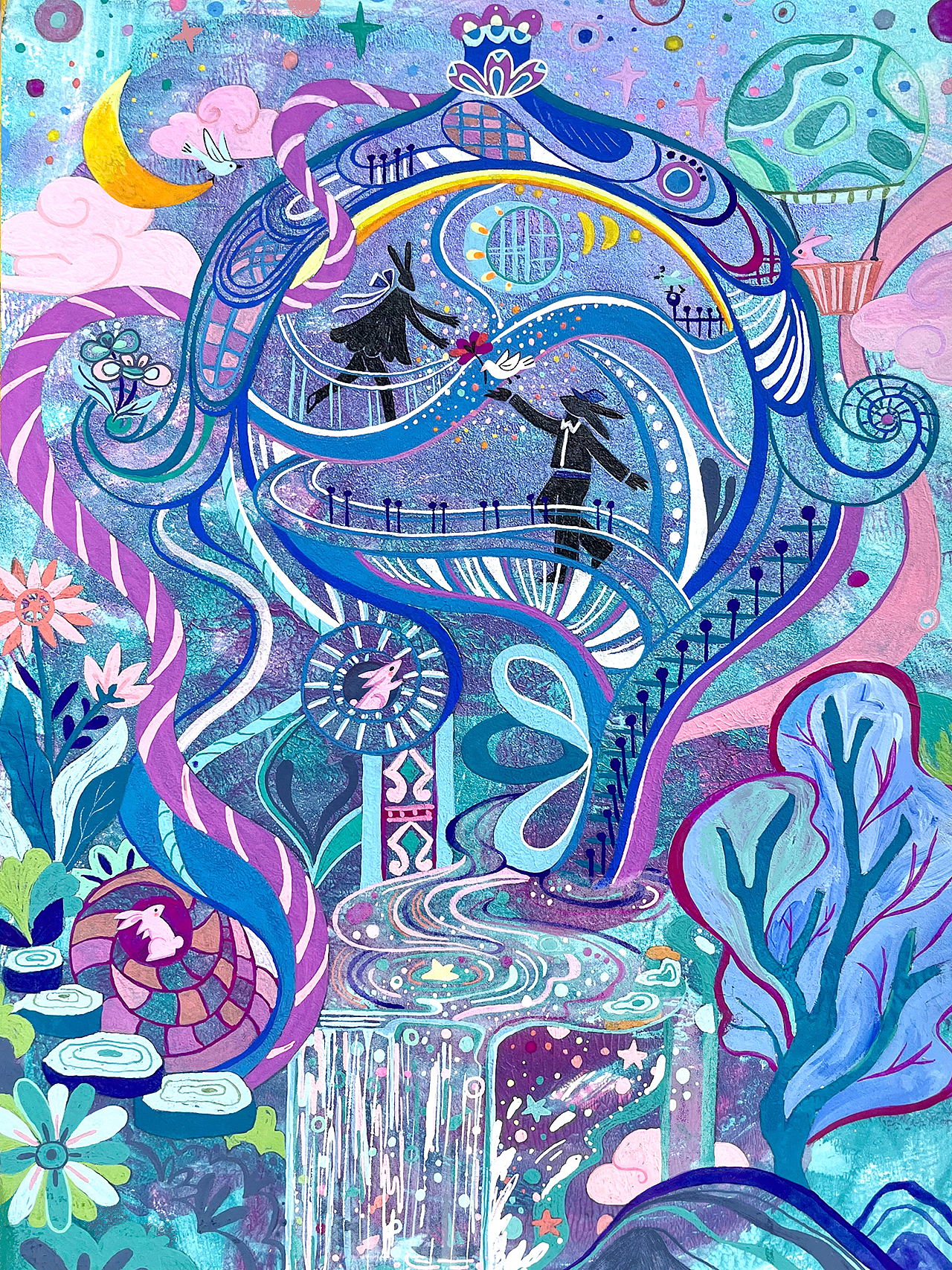 手绘—兔年画兔（图ZMzU4Mzg1NDA0） - 商业插画 - 站酷设计师琅圣轩原创素材 - 站酷ZCOOL