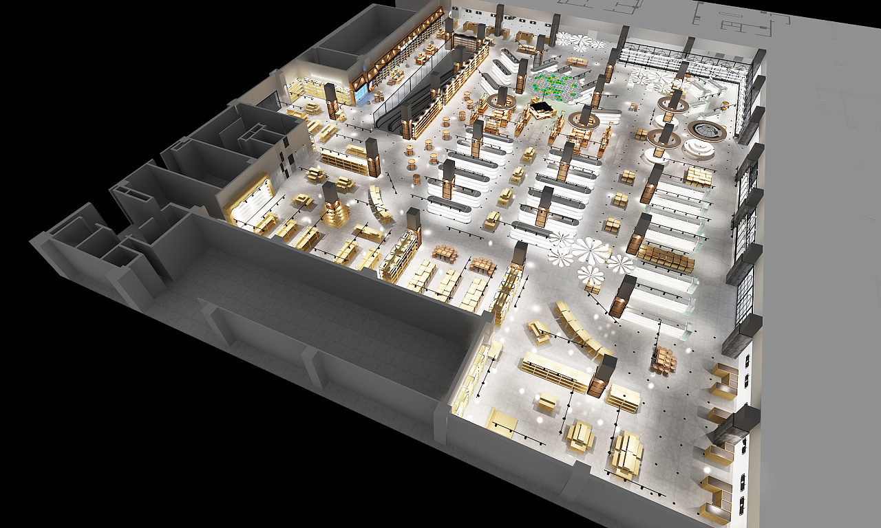 超市卖场|空间|展陈设计|dshang3302 - 原创作品 - 站酷 (zcool)