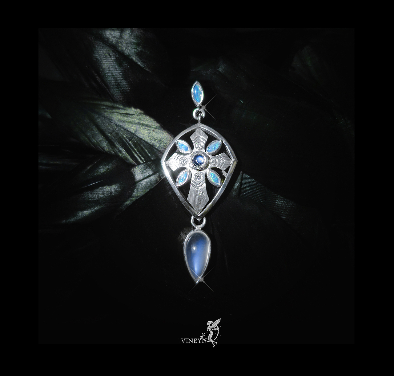 蓝与十字（图ZMTIwOTcyMjk2） - 首饰设计 - 站酷设计师菠萝Vine原创素材 - 站酷ZCOOL