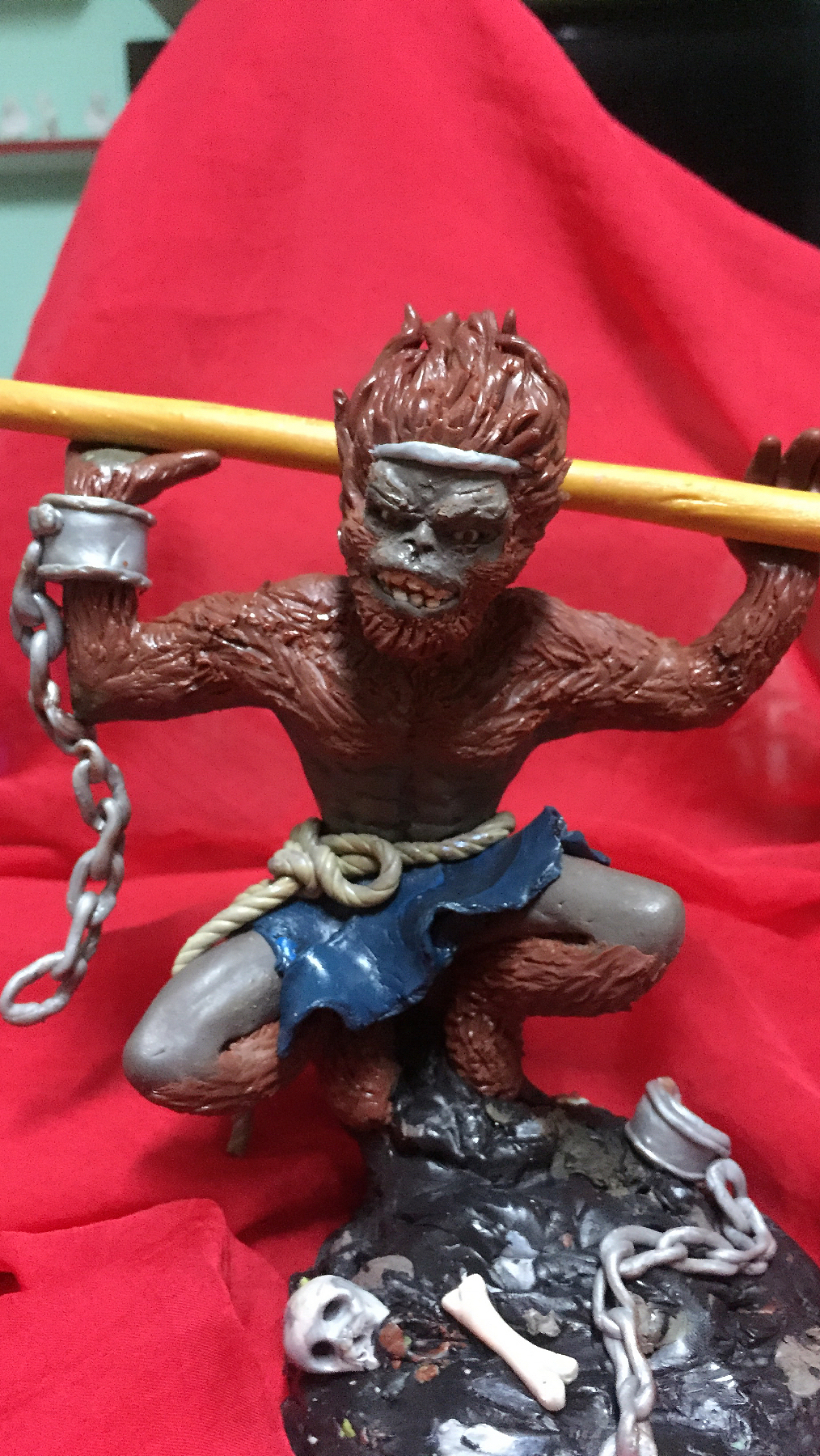 軟陶《大袁王》（圖ZNzE2NDYxODg=） - 其他手工藝 - 站酷設(shè)計(jì)師小藝姐姐原創(chuàng)素材 - 站酷ZCOOL