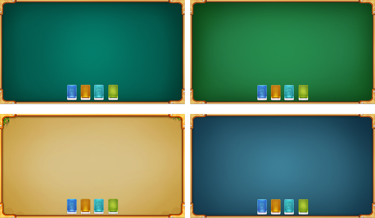 棋牌UI麻将桌面（图ZODA4ODA5NDA=） - 游戏UI - 站酷设计师小透菌原创素材 - 站酷ZCOOL