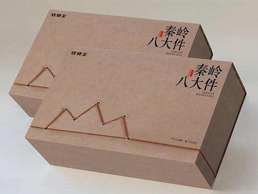 核桃产品系列包装 | 臻粮王.秦岭特产包装设计