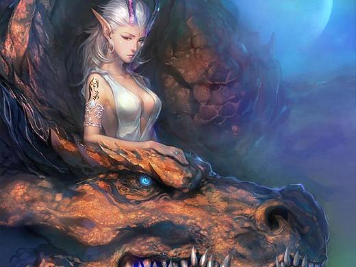 插画丨原画丨绘画丨龙女图文教程