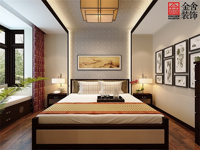 【瀚唐装修】136㎡-中式风格-金舍装饰-石家庄装修（图ZNTg4ODA3NjQ=） - 家装设计 - 站酷设计师金舍小柯原创素材 - 站酷ZCOOL