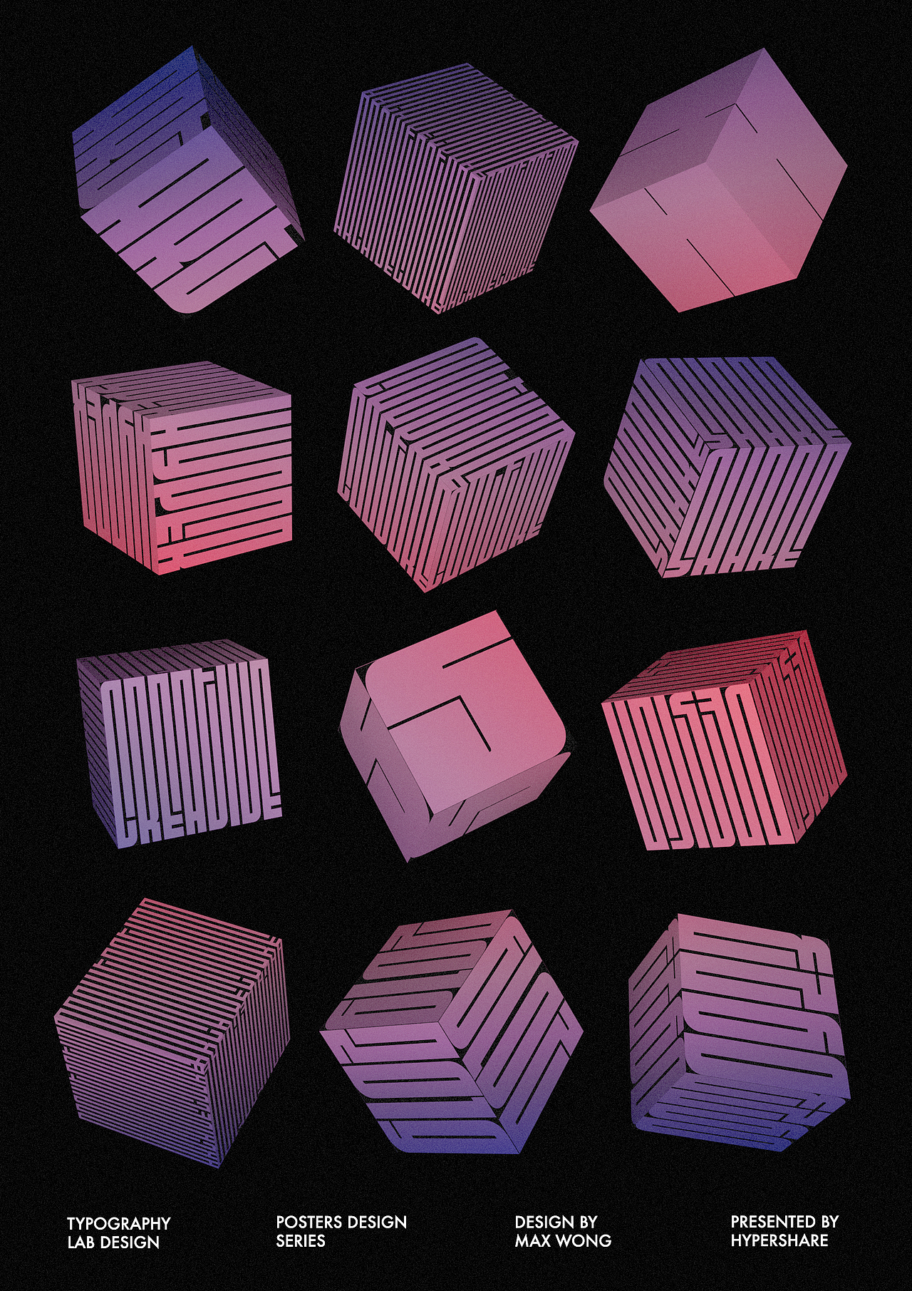 海报设计| Typography Lab 2019 Post Collection（图ZMTgzNzgzMzg0） - 海报 - 站酷设计师HYPERSHARE原创素材 - 站酷ZCOOL