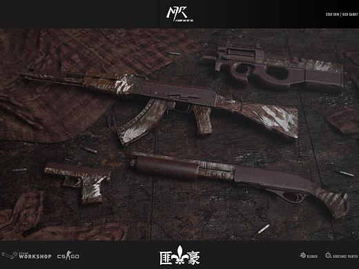 “Rich bandit 匪豪”系列皮膚展示（個(gè)人主頁-ZNTExNzI1MjA=） - 其他三維 - 站酷設(shè)計(jì)師糖呢兩茶匙原創(chuàng)素材 - 站酷ZCOOL