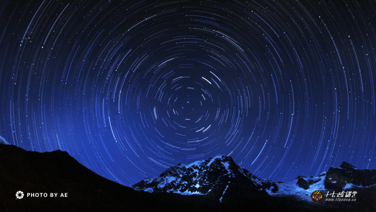 AE制作星轨演示摄影动画 效果图 附制作流程 17感课堂