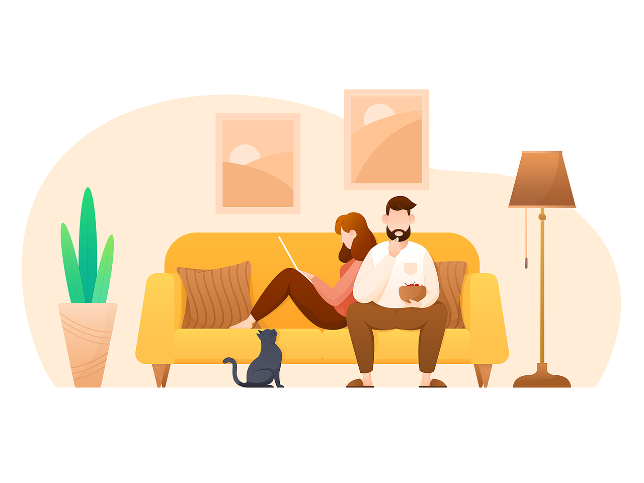 2019 RED团队插画作品（下）（图ZMTkyNzcxMDU2） - 创作习作 - 站酷设计师姚梦艺原创素材 - 站酷ZCOOL