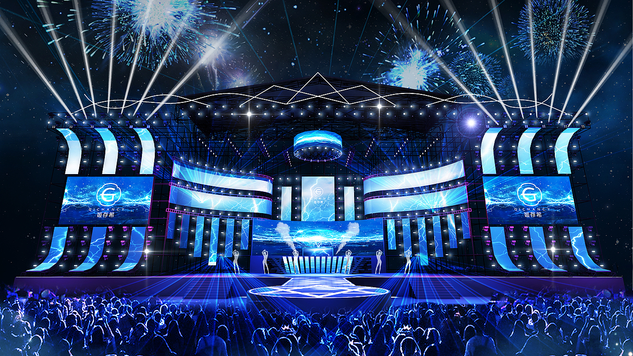 姬存希明星演唱会设计（图ZMTk4NTgzODYw） - 其他三维 - 站酷设计师JerryYangYD原创素材 - 站酷ZCOOL