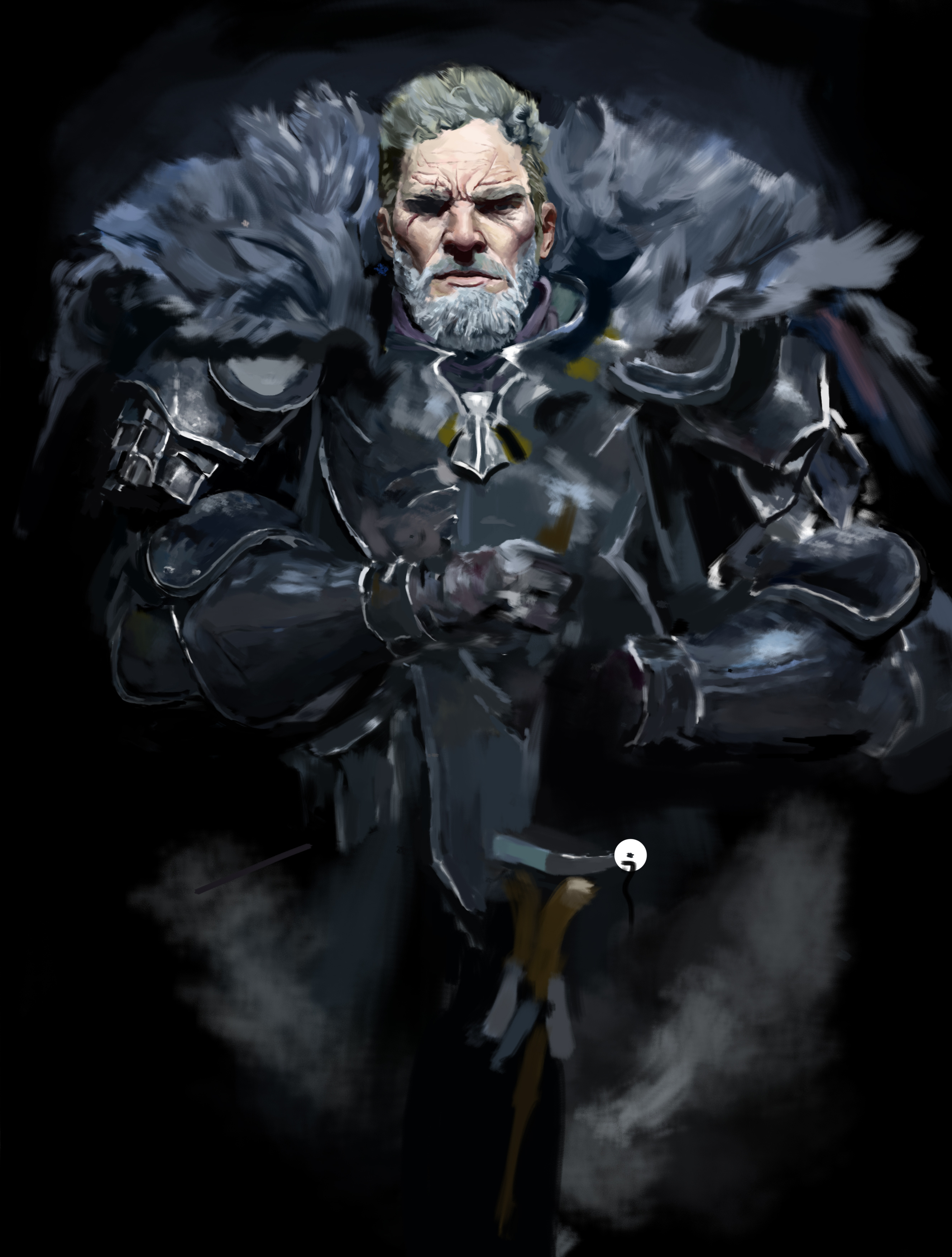 一些不成熟的板绘习作|插画|游戏原画|小叶子与小泓魁 - 原创作品