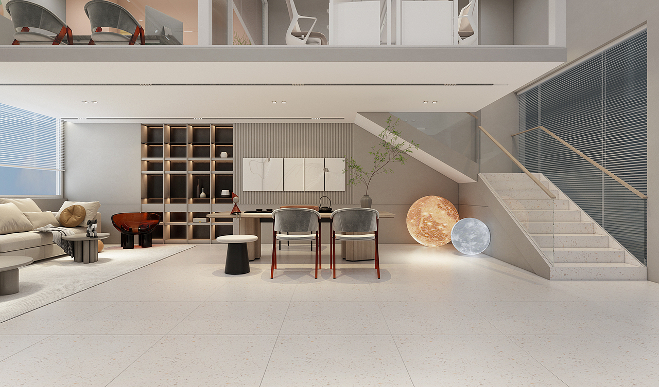 內(nèi)衣展廳、辦公室及直播間設(shè)計(jì)（圖ZMjc4MDEzMTIw） - 商業(yè)空間設(shè)計(jì) - 站酷設(shè)計(jì)師小四月design原創(chuàng)素材 - 站酷ZCOOL