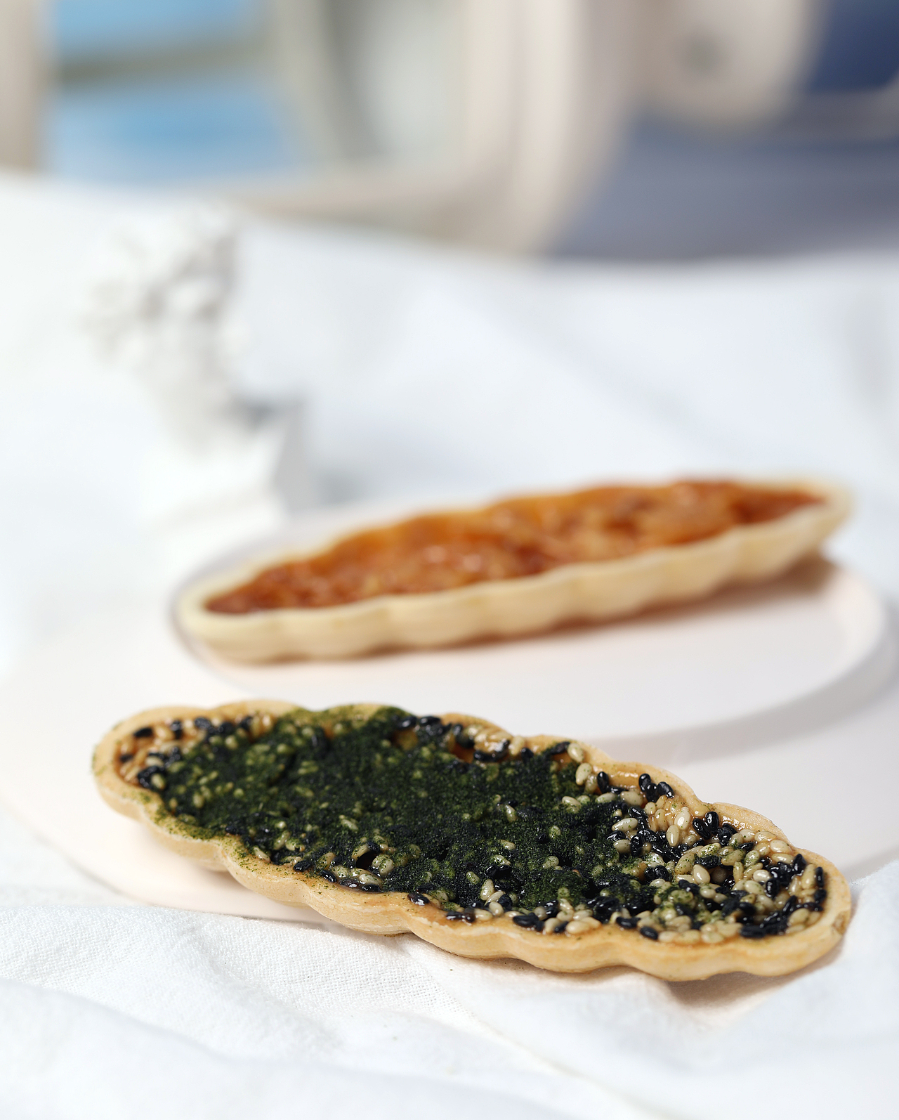 芝士仙贝糯米船 脆香酥 ins风拍摄