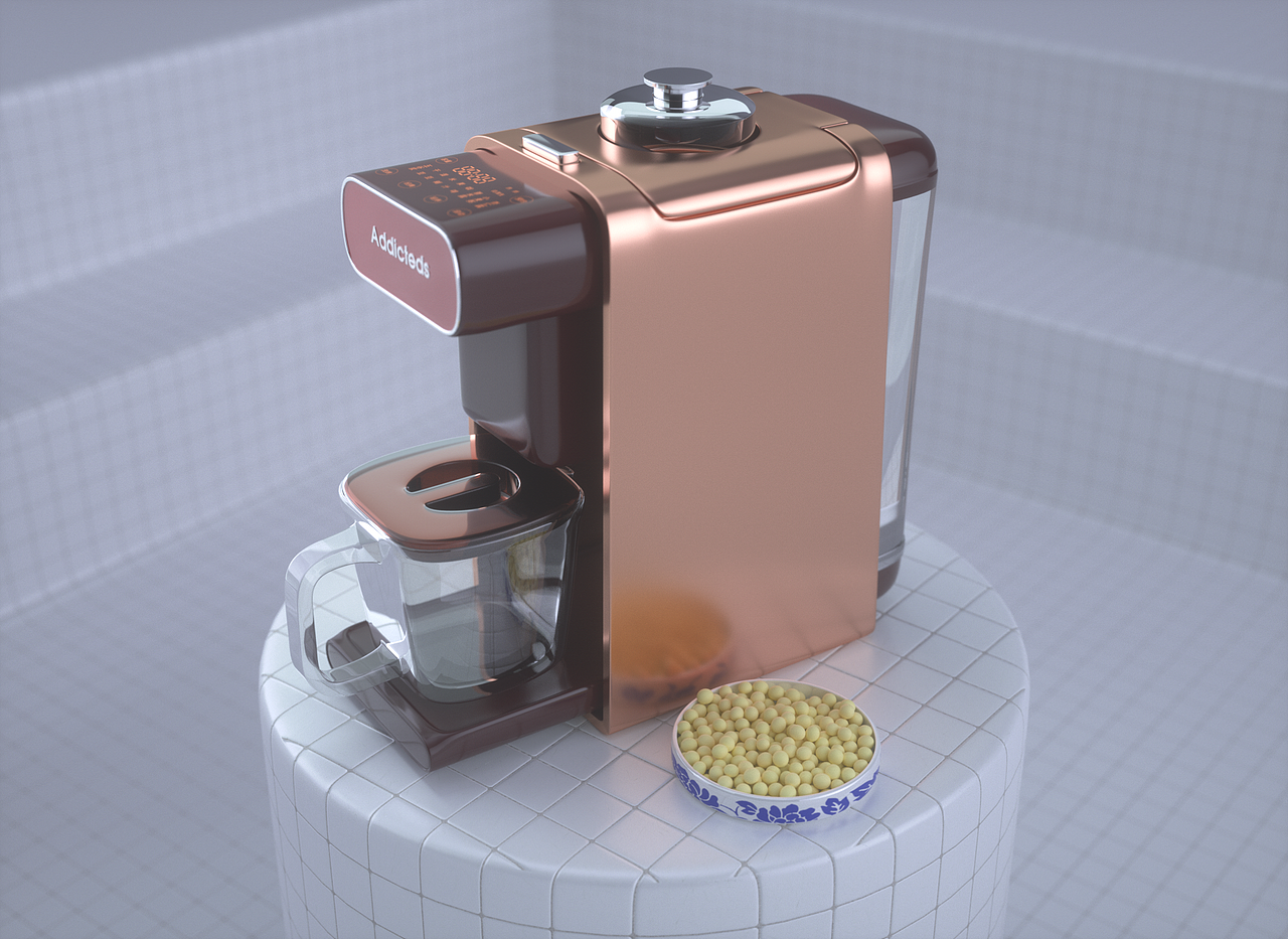 C4D榨汁机渲染