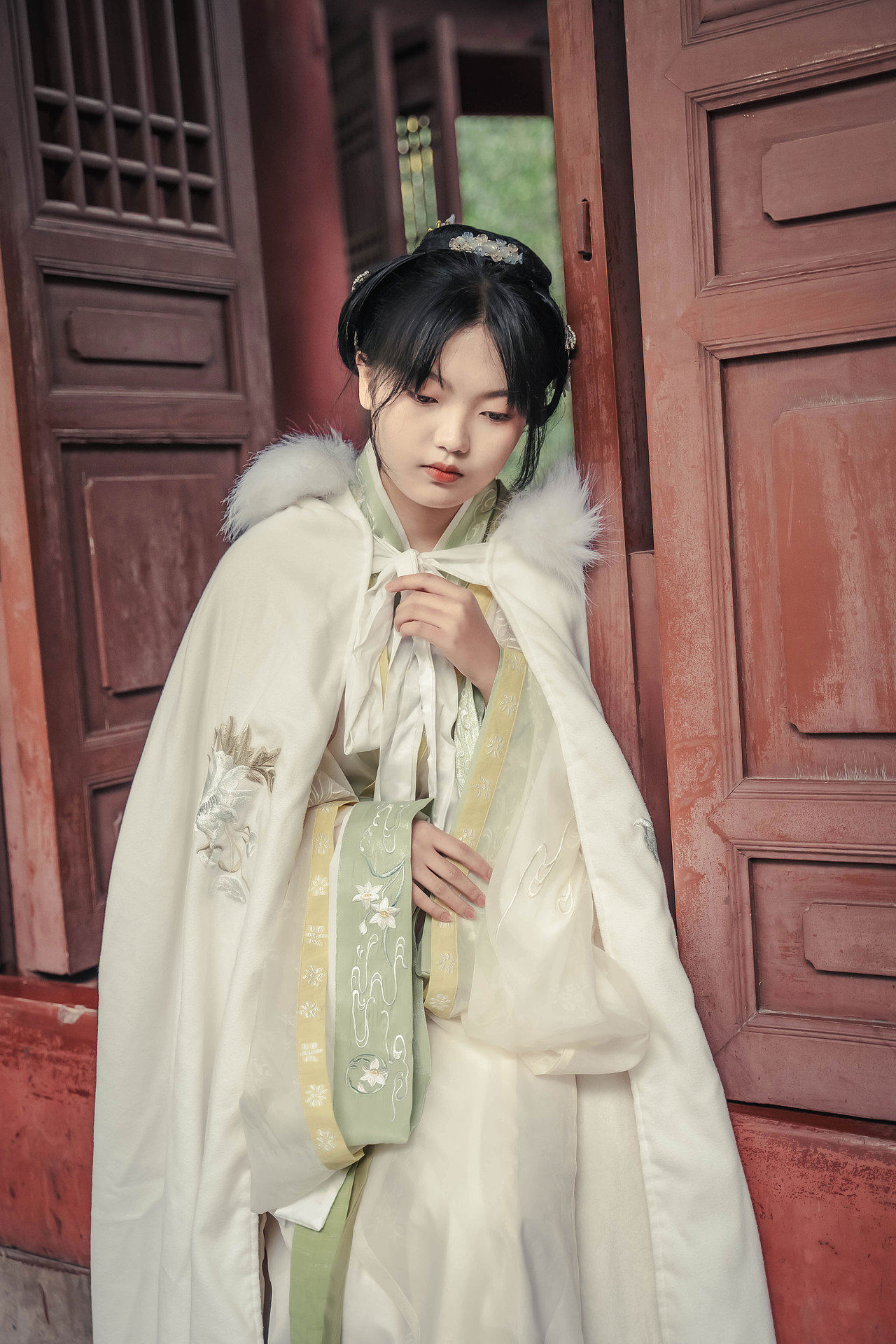 崇州魇画池汉服人像