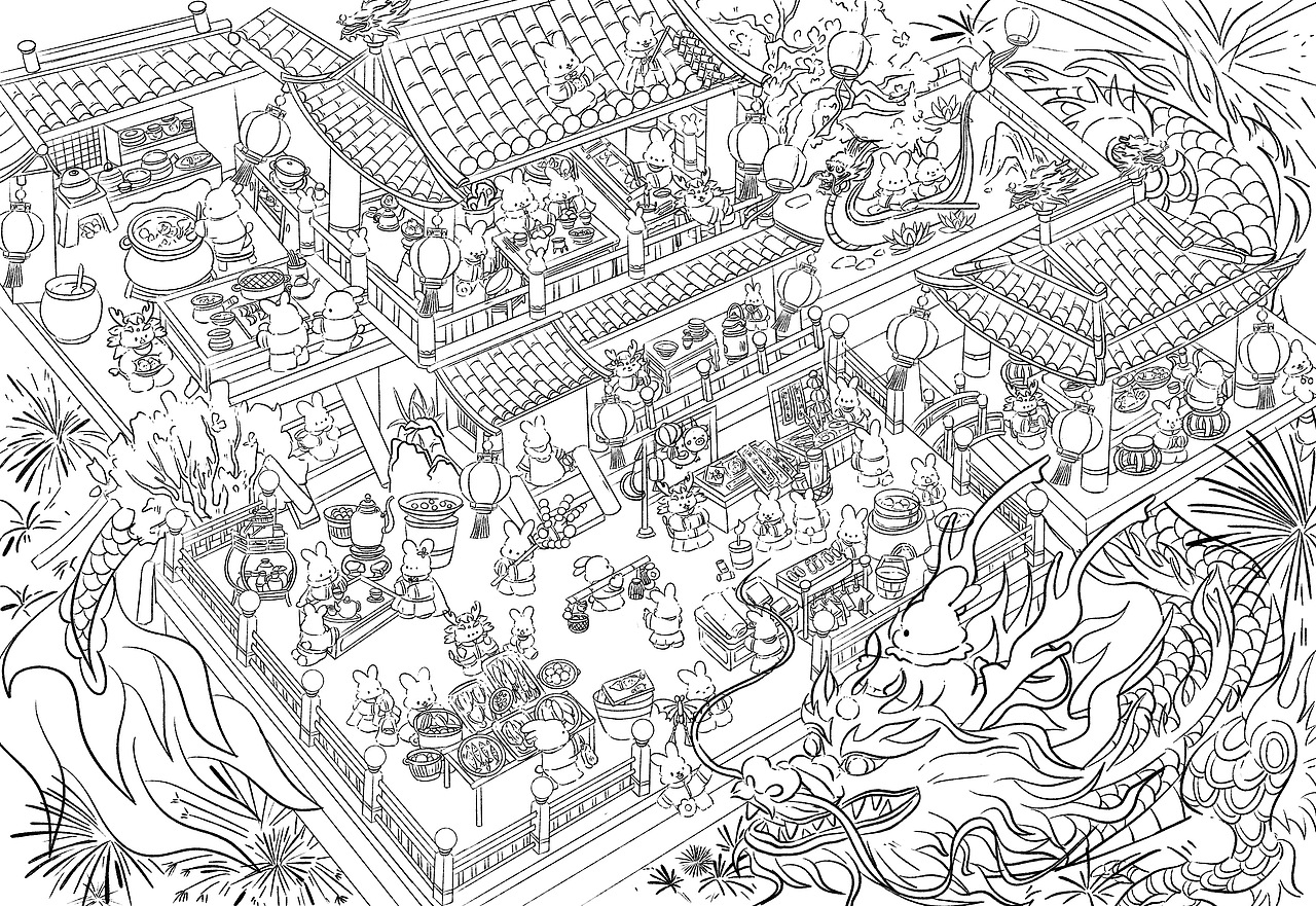 祝各位小伙伴们龙年大吉啦！