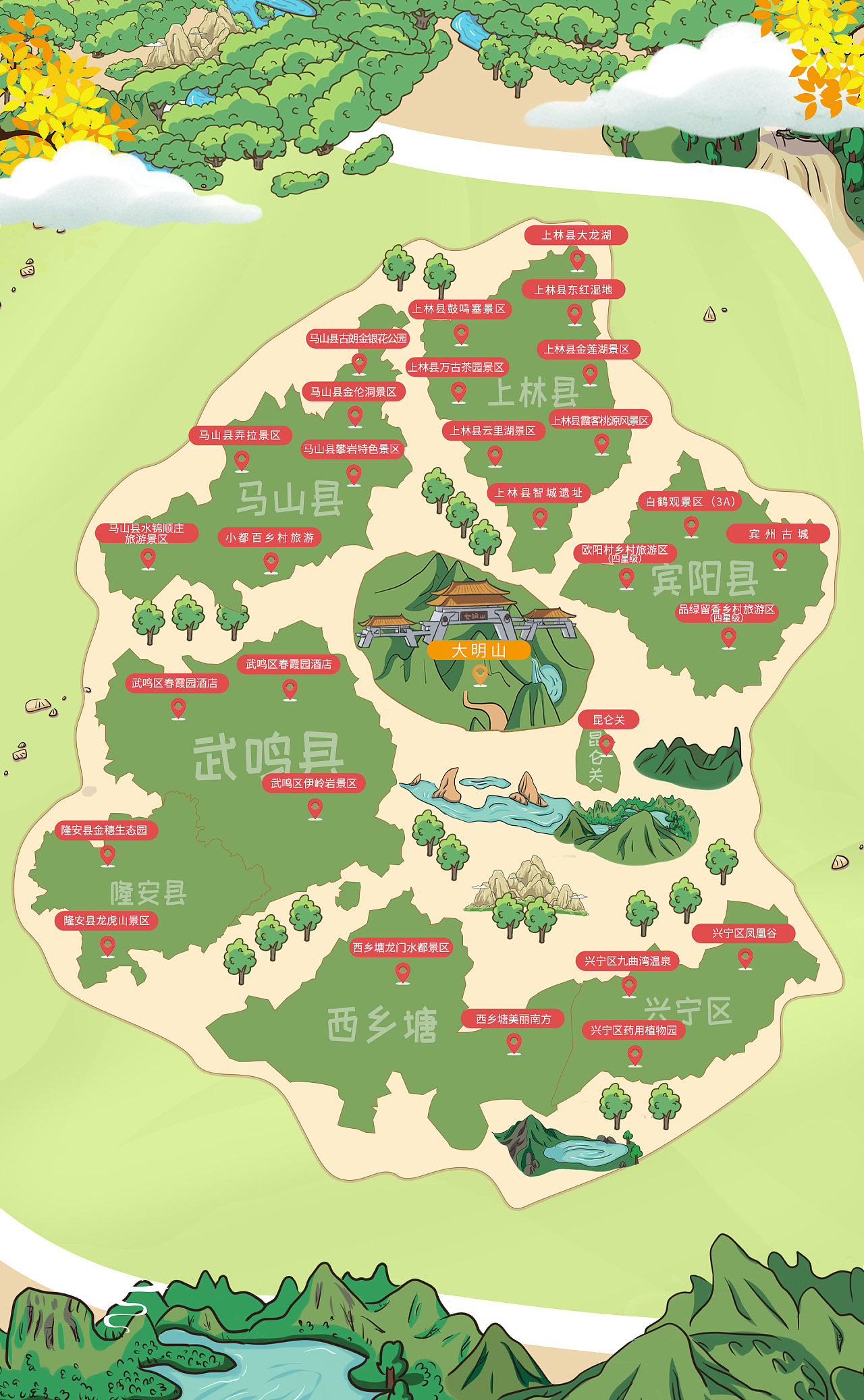网页设计--网页地图