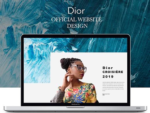 Dior web design .