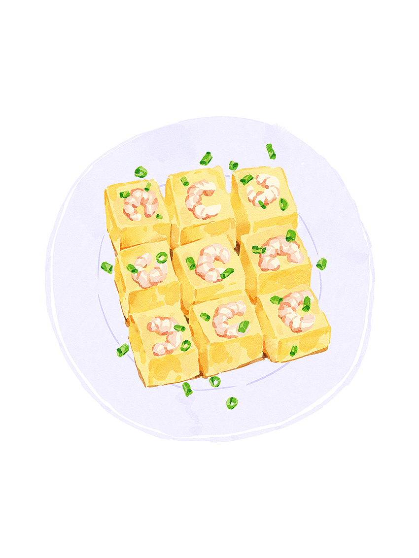 水彩风格课堂示范与商稿