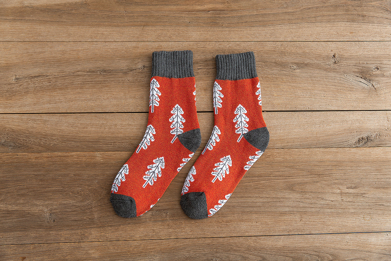 2019秋冬日系女袜中筒袜拼色袜子