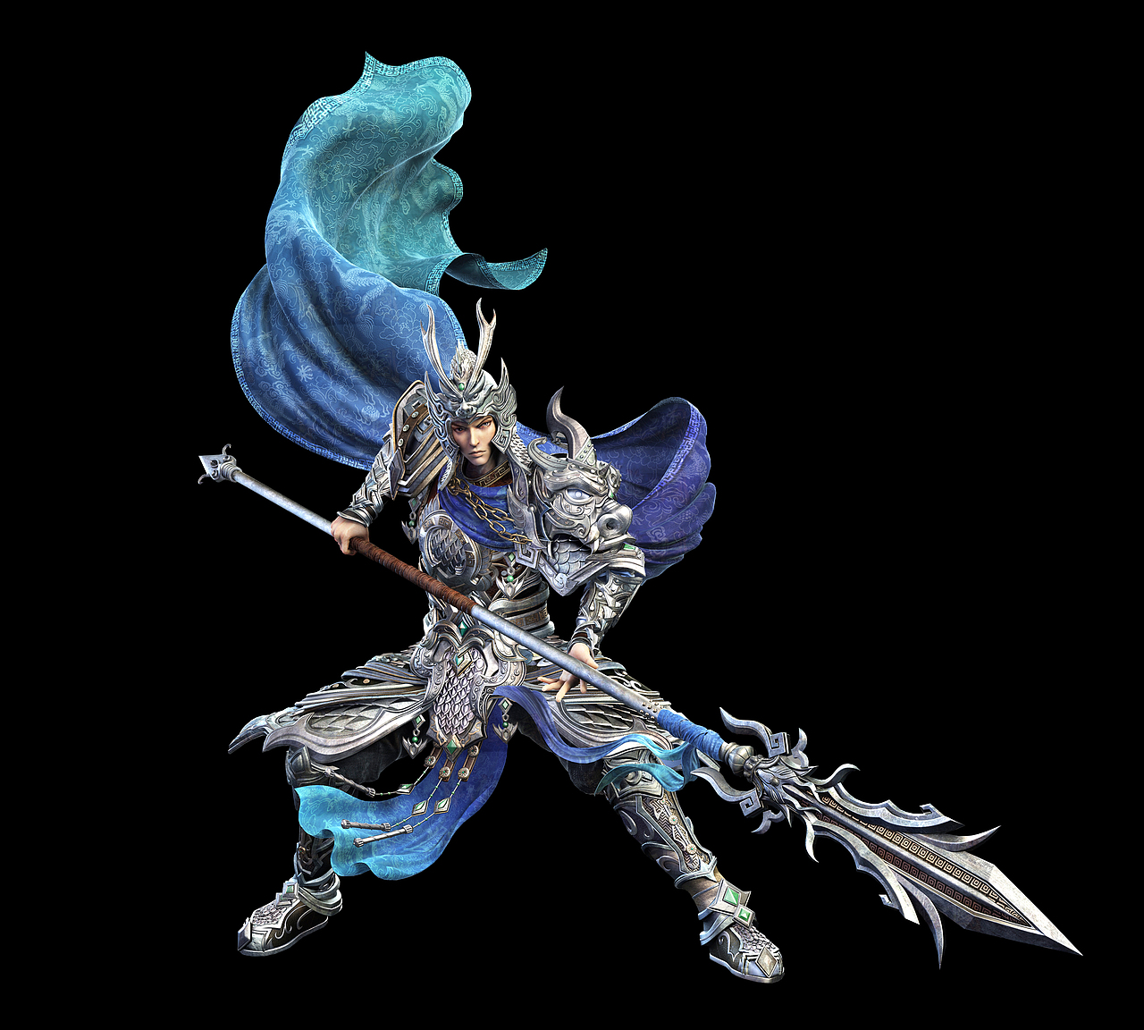 赵云渲染图|三维|人物/生物|平面设计师吴浩_原创作品-站酷zcool