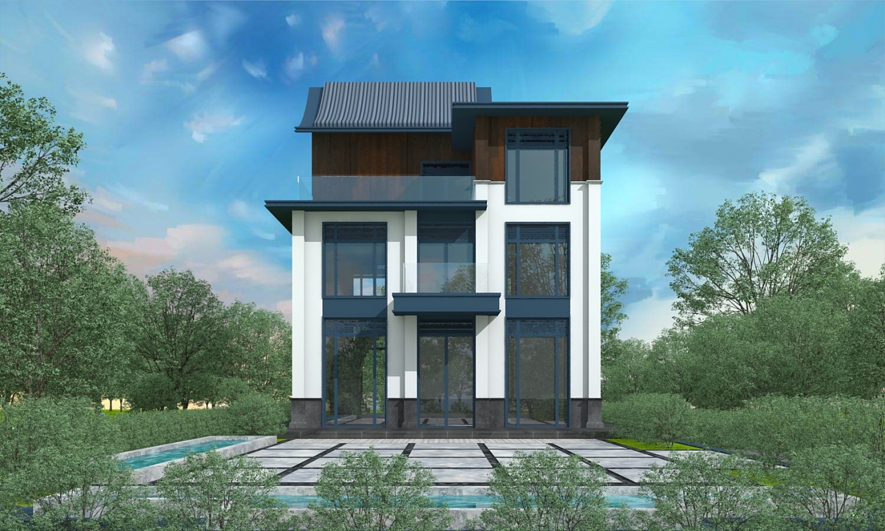 新中式房屋设计,农村自建房