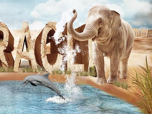 沙漠“绿洲”（个人主页-ZMzAxODQ3MzY=） - 运营设计 - 站酷设计师肖大哒达原创素材 - 站酷ZCOOL