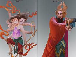 《西游人物志》哪吒  托塔李天王李靖