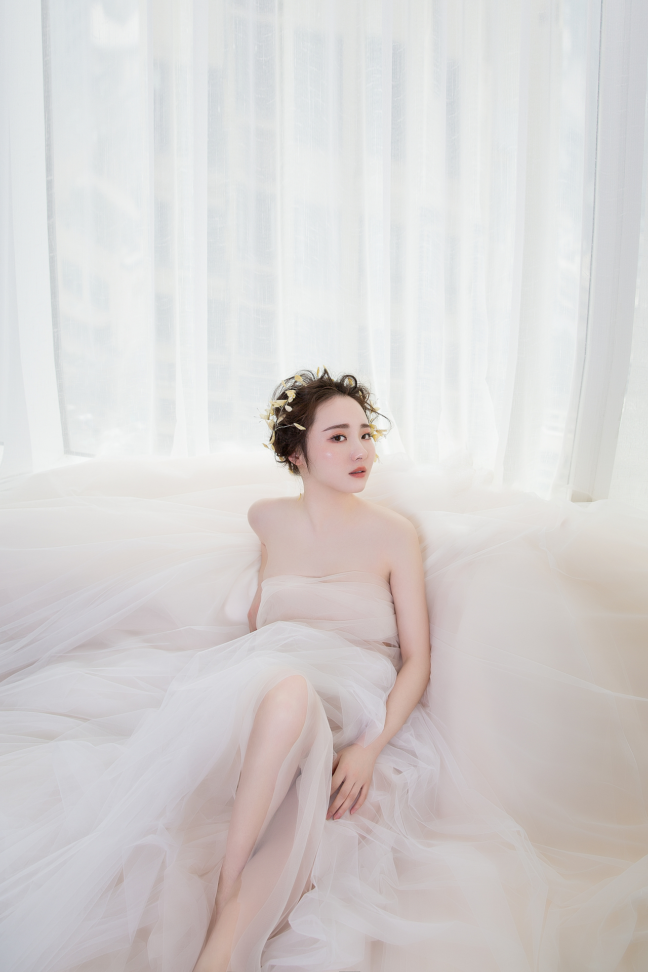 粉色系婚纱-写真