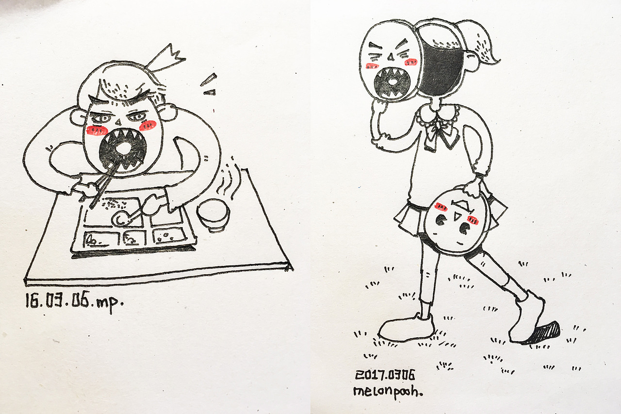 三月份的涂鸦们~（图ZNzUzOTA4MTY=） - 新锐潮流插画 - 站酷设计师菊花_同学原创素材 - 站酷ZCOOL