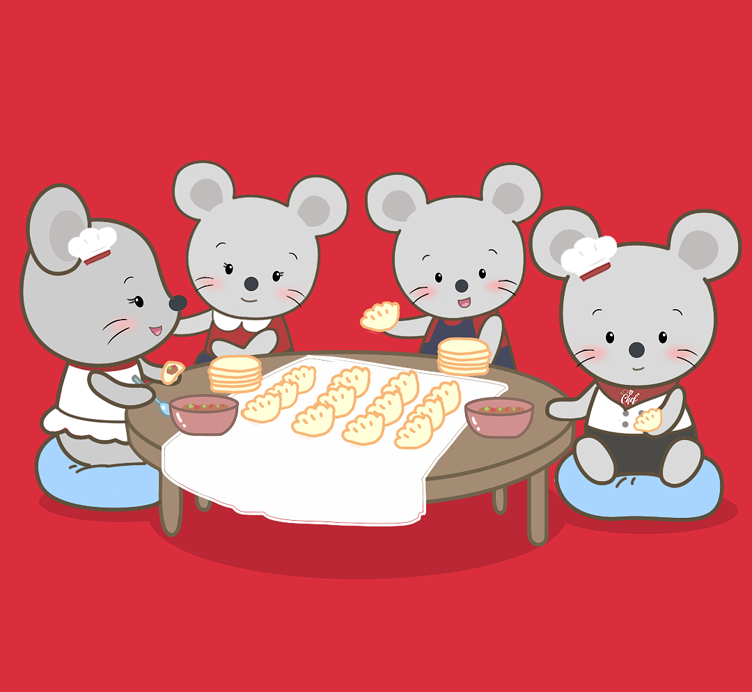 米果鼠-开开心心过大年