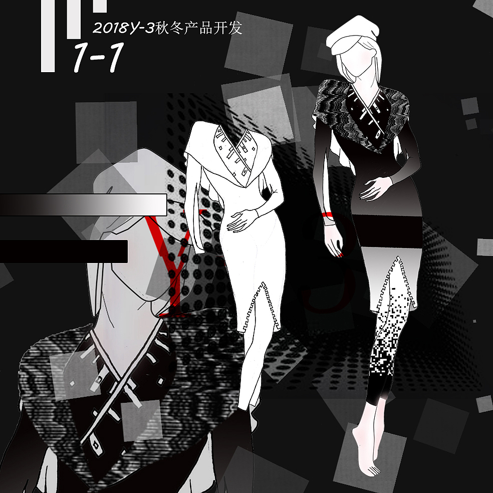 Y-3服装系列设计（图ZMTM0OTI0OTc2） - 休闲/流行服饰 - 站酷设计师YaYa鱼原创素材 - 站酷ZCOOL