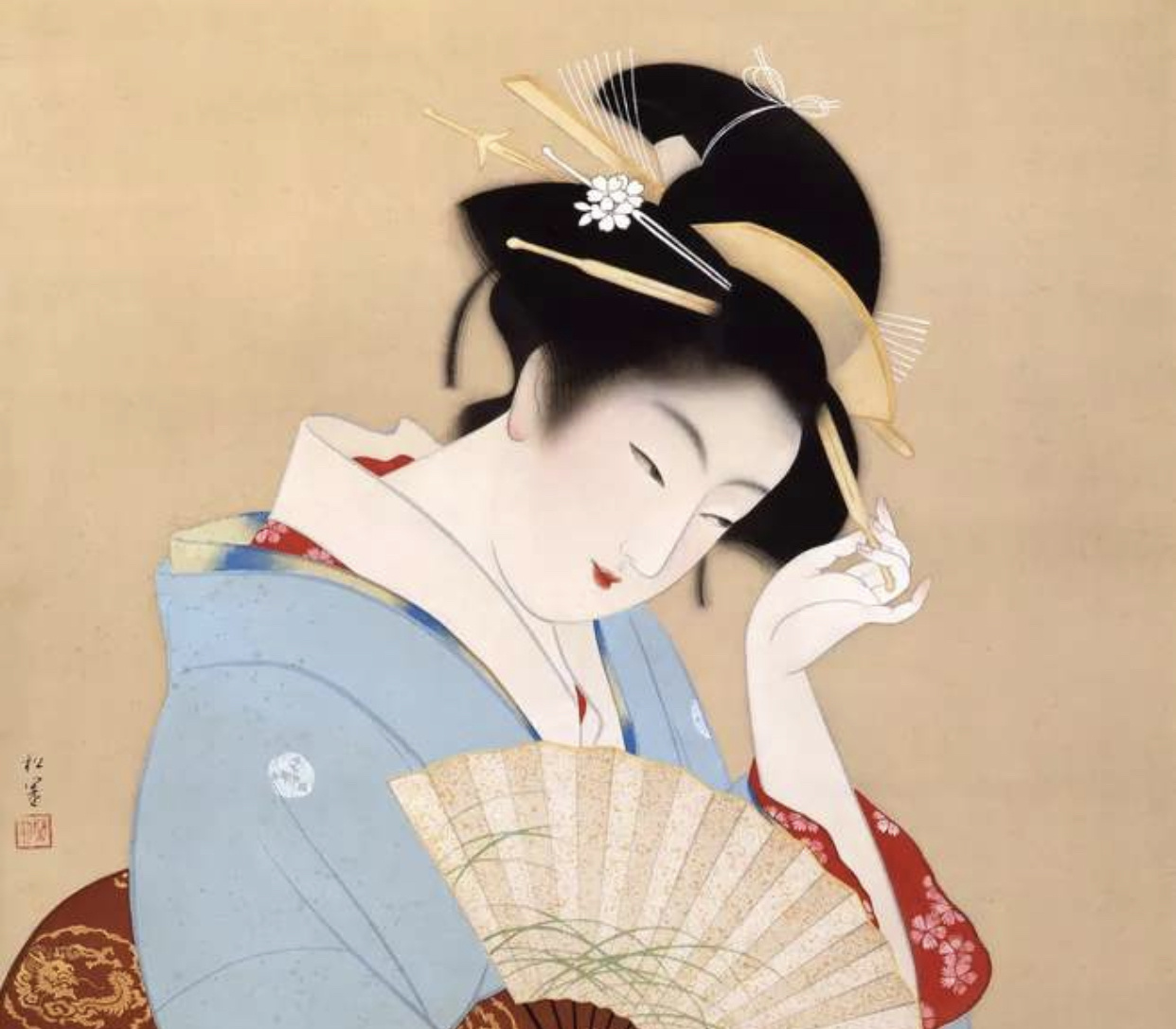 上村松园同人《美人图》