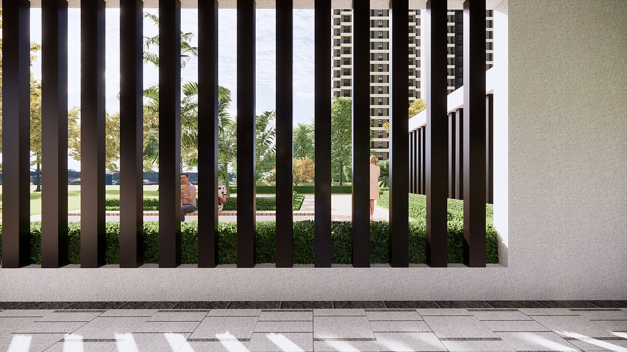 Enscape《住宅廊架》